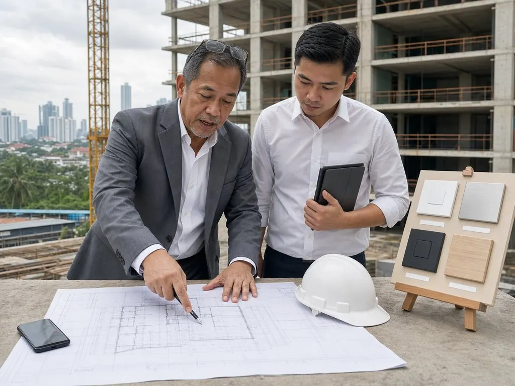 Property developer working with KNX building automation on a Malaysian project