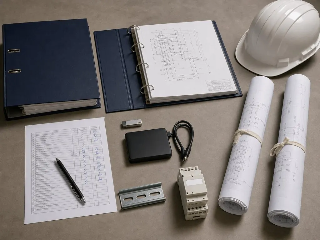 Handover deliverables for a KNX building automation project