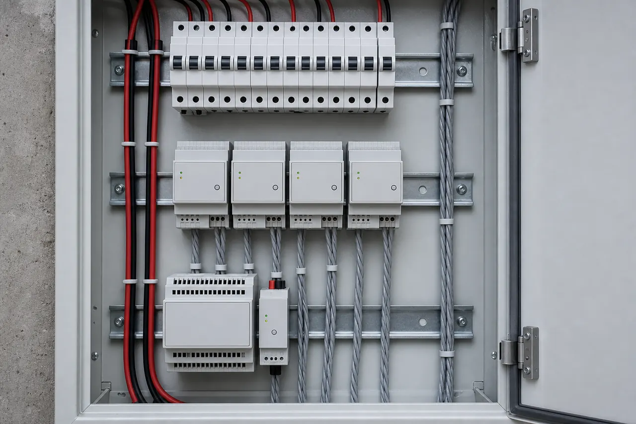 Build stage deliverables for a KNX building automation project