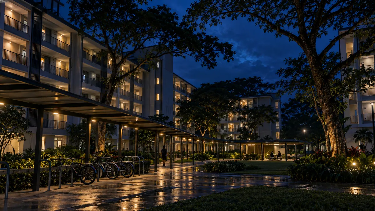 Residential colleges, public university, Hostel energy control, 1,200 rooms - KNX Malaysia project record