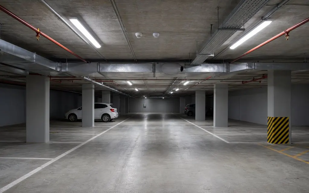 Basement car park, mixed-use development, Occupancy-linked lighting and CO ventilation - KNX Malaysia project record