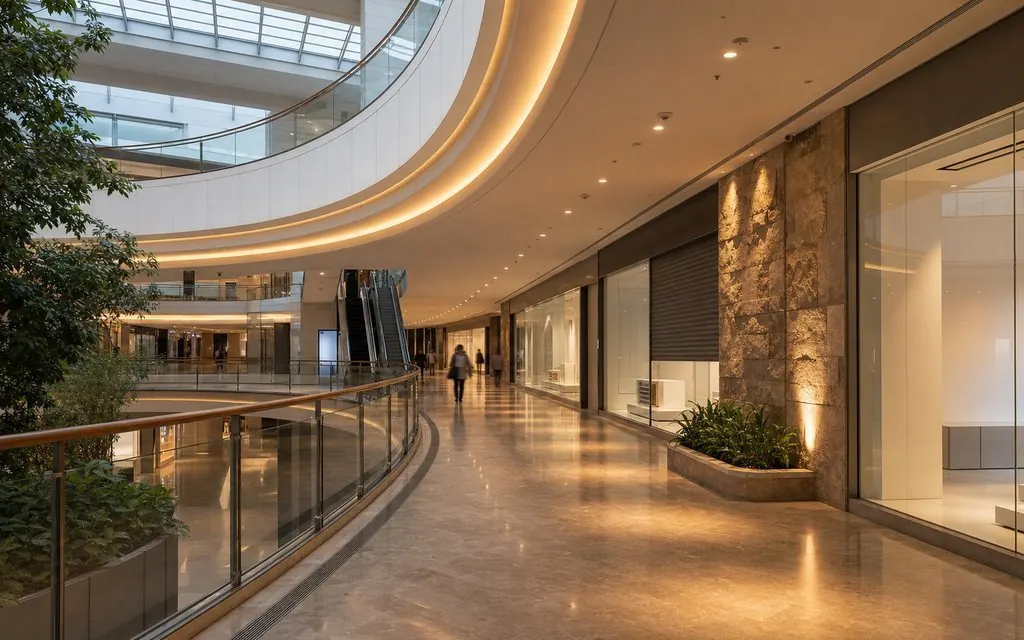 Mall concourse and atrium, Common-area scenes and feature lighting - KNX Malaysia project record