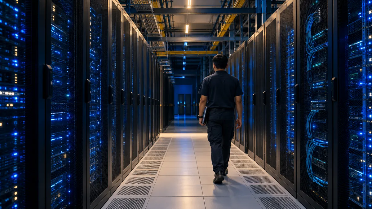 Colocation data hall, Cyberjaya, White space lighting and plant alarms - KNX Malaysia project record