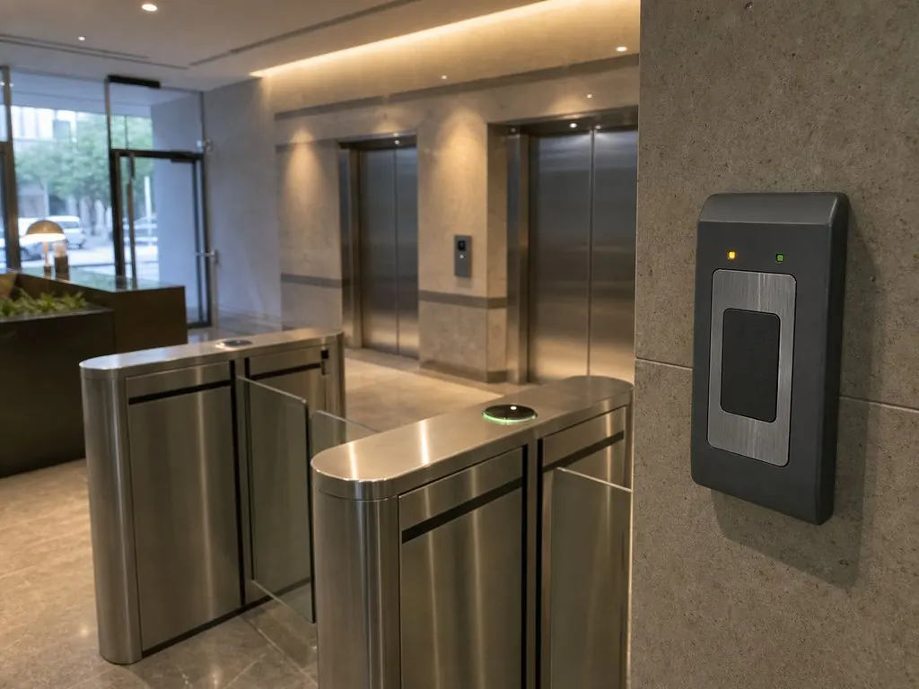 KNX Access control and doors in a Malaysian building