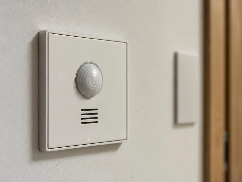 Flush sensor plate, KNX wall control interface